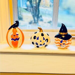 Partylite Ghoulie Pumpkin Trio